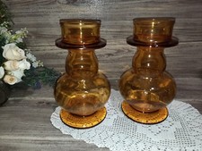 VINTAGE ANNI 70 VETRO AMBRATO