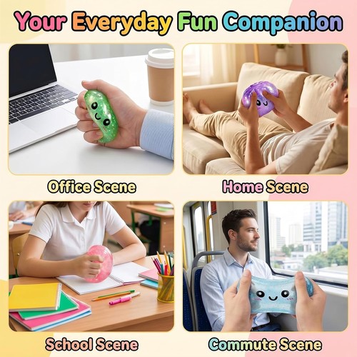 Squishy glitterato forma - glitterato, a