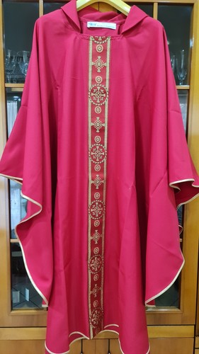 Casula sacerdotale rossa - casula,