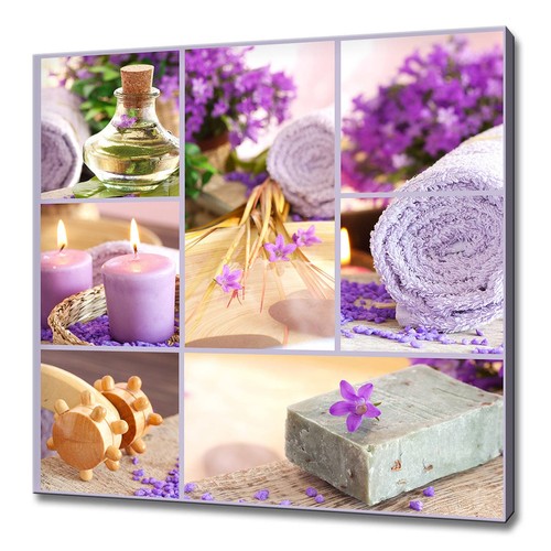 Candele collage spa viola