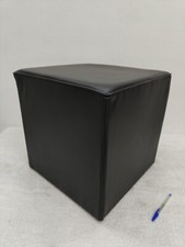 Pouf poggiapiedi in vera pelle