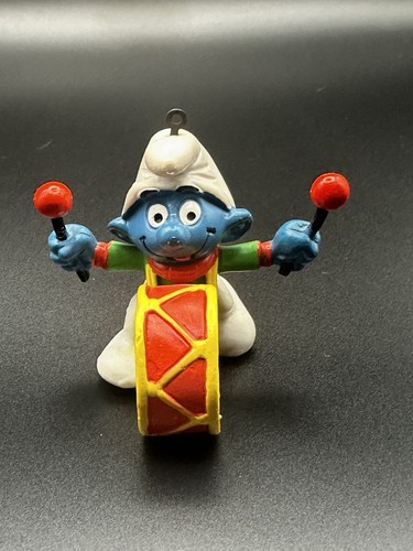 Smurfs drummer smurf figure - drummer,