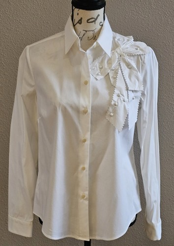 Red valentino bianco camicia - red,