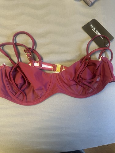 Top bikini con ferretto - , rete