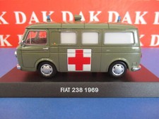 Die cast 1/43 Modellino Furgone Police Polizia Fiat 238 1969 Ambulanza Ambulance