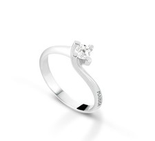 ANELLO SOLITARIO ORO