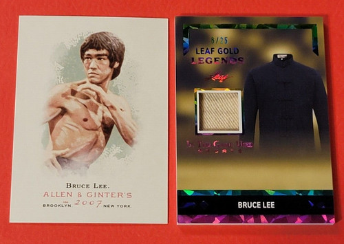 Bruce lee worn relic - bruce, card