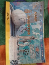 Juventus v Ajax Finale Champions League 1996 biglietto originale Roma
