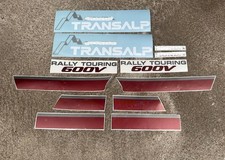 Adesivi Transalp XL 600 V anno 1989-90 -rossa bianca-compatibile-stickers-decals