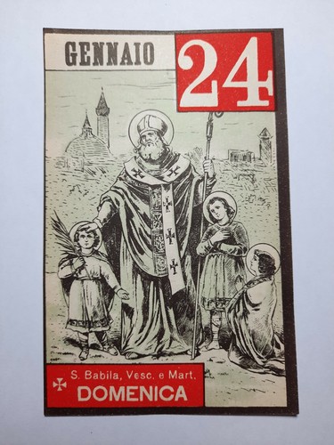 Santino 1898 calendario - santino, san