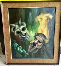 Dipinto Olio Su tela Firmato