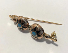 Spilla antica in Oro, con smalti a fuoco