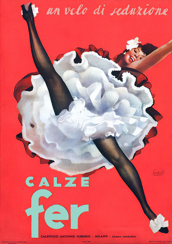 Poster vintage calze - poster,