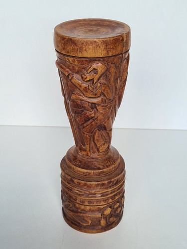 Scultura legno scena di - in,
