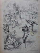 1868 1889 Velocipede Pritanier Slitta Tergicristallo Bicicletta 6 Ragazzo Vecchi