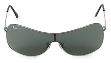 Occhiali da sole Ray-Ban uomo oversize (RB3211 004/71) canna di fucile/verde $153 pennino