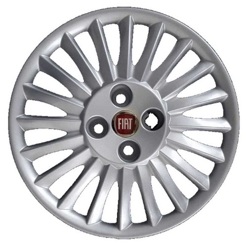 Coppa ruota logo rosso - 15",