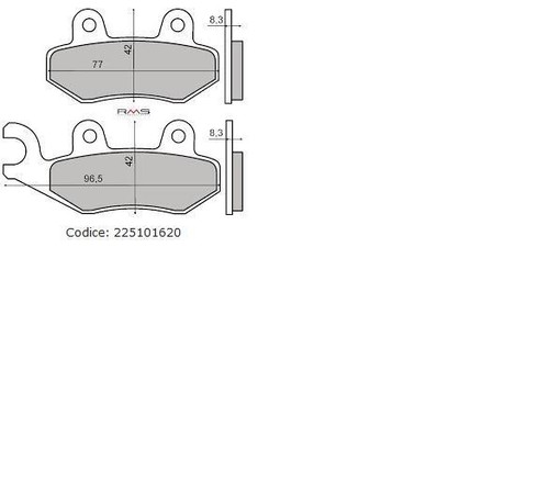 Coppia pastiglie freno - ,