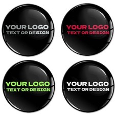 Adesivi Cupola Personalizzati 3D Silicone Gel Resina Decalcomanie Logo Auto