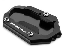 Base cavalletto laterale maggiorata BMW R 1300 GS 2023 2024 in alluminio nero