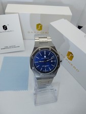 Orologio Uomo Stile Rovere Blu