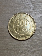 Italy 200 Lire coin, 1979. KM#