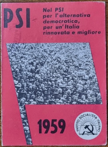 Tessera 1959 partito - 1959,