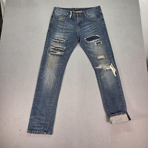 Jeans mania selvedge uomo blu - jeans,
