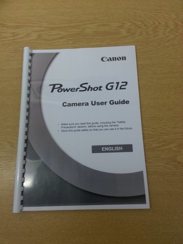 Canon powershot g12 manuale - canon,