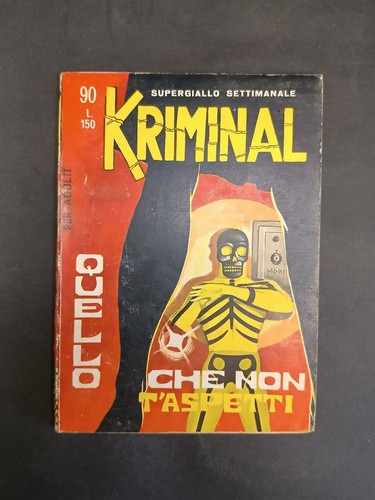 Fumetto kriminal quello - fumetto,