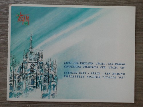 Italia 1998 folder emissione - italia,