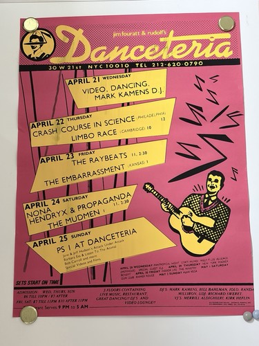 Danceteria nyc aprile - nyc, 21-25