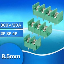Morsettiera vite KF8500-2P/3P/4P passo 8,5MM 300V/20A connettore montaggio PCB