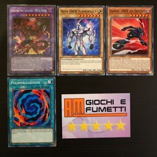 LOTTO 4 CARTE EROE ELEMENTLE/