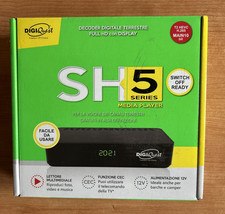 Decoder Digitale Terrestre DigiQuest - T2 12 Volt SH5 HEVC H.265 10 Bit HD SCART