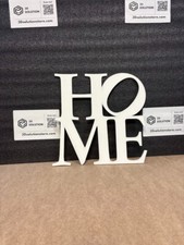 Scritta HOME in legno pioppo