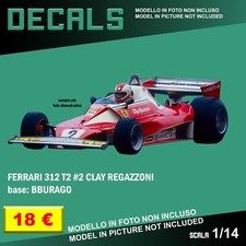 Decals repro ferrari 312 - decals,