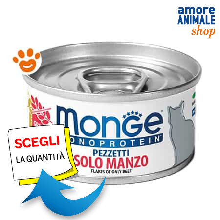 Monge cat monoprotein pezzetti - monge,