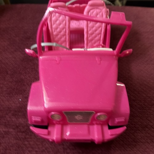 Barbie hot pink jeep - hot,