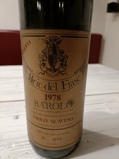 Vino Barolo  1978 Paolo Scavino