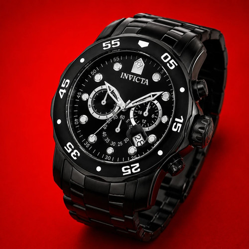 Invicta 0076 men all black - invicta,