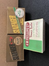 Palline da tennis vintage. Slazenger A.W.Phillips in scatola raro