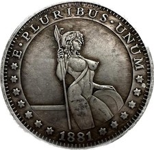 E Pluribus Unum - Medaglia arte nuda 1881