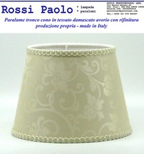 Paralume classico in tessuto