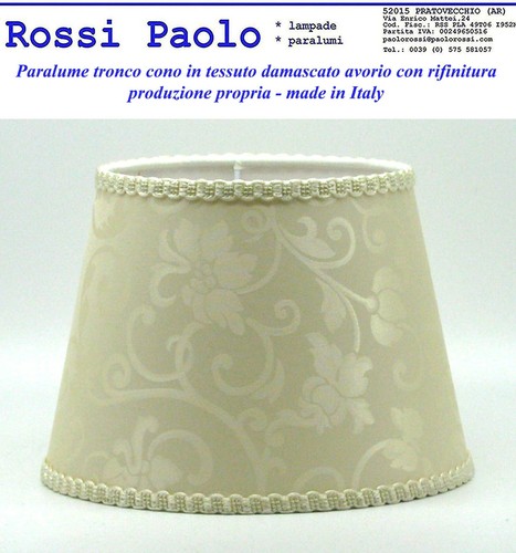 Paralume classico tessuto - paralume,