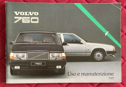 Volvo 760 libretto uso - volvo, e