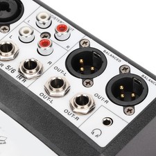 Mixer audio 6 canali console mixaggio digitale professionale per trasmissione live