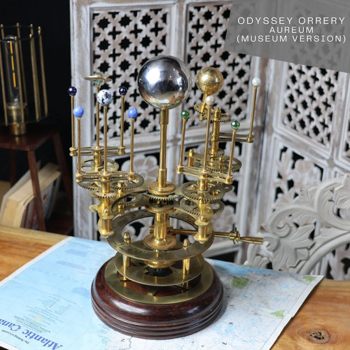 Deluxe brass orrery solar - brass,