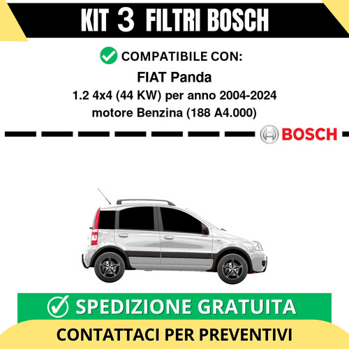 Kit bosch filtri tagliando - 3,