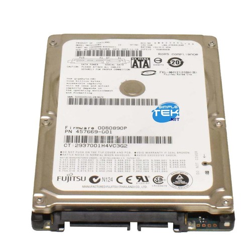 Fujitsu 120gb hdd sata - 2,5",